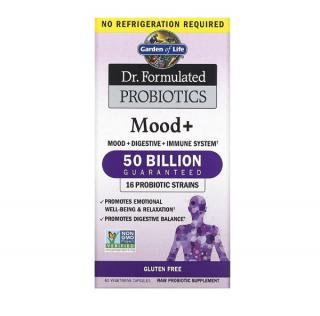 Mood+ Dr. Formulated Probiotics 60 Capsule - Garden Of Life