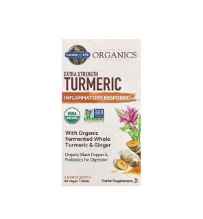 Mykind Extra Strength Turmeric 60 tablete vegetale - Garden of Life