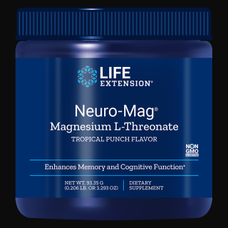 Neuro-Mag Magnesium L-Threonate, Pulbere 93,35gr - Life Extension