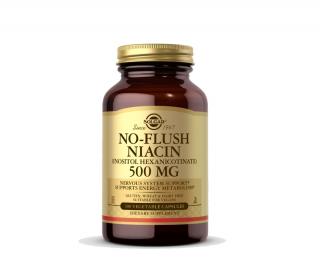 No-Flush Niacin (Inositol Hexanicotinate)  500mg 100 capsule - Solgar