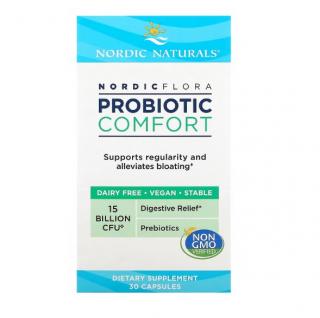 Nordic Flora Probiotic Comfort 15 Billion CFU 30 Capsule - Nordic Naturals