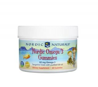 Nordic Omega-3 Gummies Tangerine 82 mg 60 Gummies - Nordic Naturals