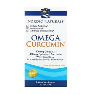 Omega Curcumin 1200 mg 60 Capsule - Nordic Naturals