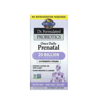 Once Daily Prenatal Dr. Formulated Probiotics 30 Capsule - Garden of Life