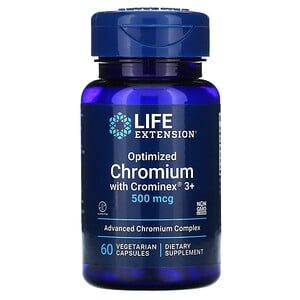 Optimized Chromium with Crominex 500mgc 60 capsule - Life Extesion