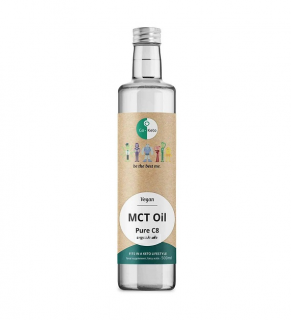 Organic-Bio MCT Oil Keto Pure Coconut C8 500ml - Go-Keto