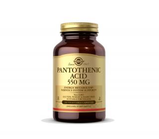 Pantothenic Acid 550mg 100 capsule - Solgar