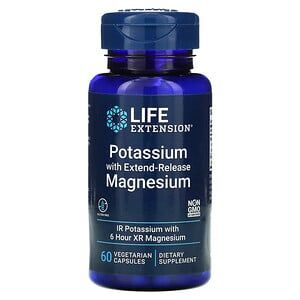 Potassium with Extend-Release Magnesium - 60 cps Life Extension