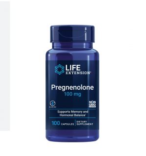Pregnenolone 100mg 100 capsule - Life Extension