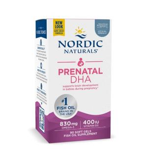 Prenatal DHA, 830mg 90 capsule - Nordic Naturals