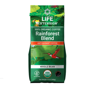 Rainforest Blend Antioxidant Coffee 340g - Life Extension