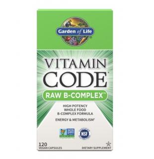 Raw B-Complex Vitamin Code 120 Capsules - Garden Of Life