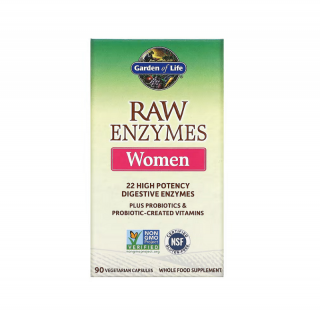 RAW Enzymes Women 90 capsule - Garden of Life