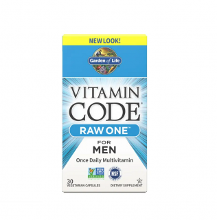 RAW One For Men Vitamin Code 30 Capsule - Garden of Life