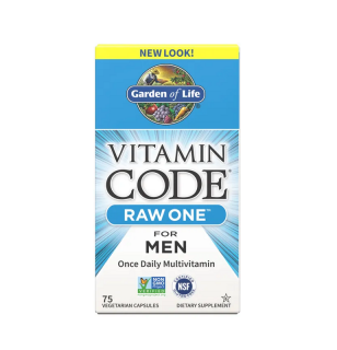 RAW One Once Daily Multivitamin For Men, Vitamin Code 75 Capsule - Garden of Life