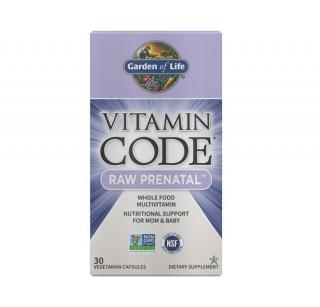 Raw Prenatal Vitamin Code 30 Capsules - Garden of Life