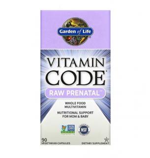 Raw Prenatal Vitamin Code 90 Capsule - Garden of Life