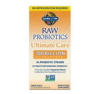 Raw Probiotics Ultimate Care Shelf-Stable 30 Capsule - Garden Of Life