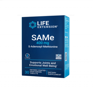 SAMe 400mg S-Adenosyl-Methionine 30tab - Life Extension