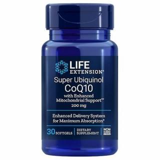 Super Ubiquinol CoQ10 200mg 30cps - Life Extension