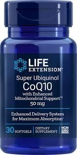 Super Ubiquinol CoQ10 50mg 30cps - Life Extension
