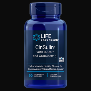 Supliment Alimentar CinSulin with InSea2 and Crominex 3+ 90 capsule - Life Extension