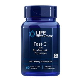 Supliment Alimentar Fast C and Bio Quercetin 60cps Life Extension