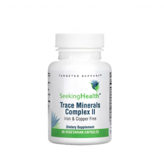 Trace Minerals Complex II Iron  Copper Free 30 Capsule - Seeking Health