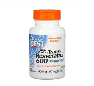Trans-Resveratrol 600 High Potency 600 mg 60 Capsule - Doctor s Best