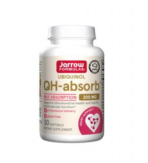 Ubiquinol QH-absorb 200mg 30 capsule moi - Jarrow Formulas