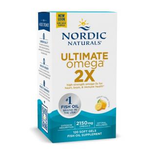 Ultimate Omega 2X 2150mg Lemon 120 capsule - Nordic Naturals