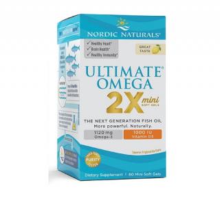 Ultimate Omega 2X mini Lemon 60 capsule - Nordic Naturals