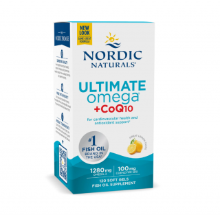 Ultimate Omega + CoQ10 1280mg 120 capsule - Nordic Naturals