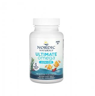 Ultimate Omega Junior 680mg 6-12 ani 90 mini capsule Capsuni - Nordic Naturals