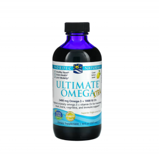 Ultimate Omega Xtra 3400mg Lemon 237ml - Nordic Naturals