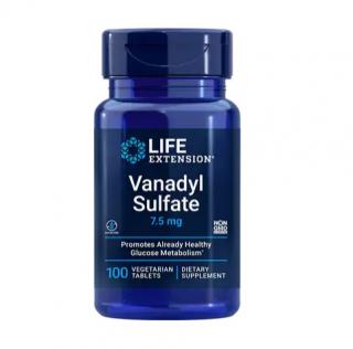 Vanadyl Sulfate 7.5mg 100 tablete - Life Extension