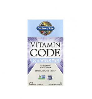 Vitamin Code 50  Wiser Men 240 capsule vegetale - Garden of Life