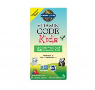 Vitamin Code Kids Chewable Whole Food Multivitamin Cherry Berr 30 Ursuleti - Garden Of Life