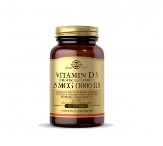 Vitamin D3 1000IU 100 capsule moi - Solgar