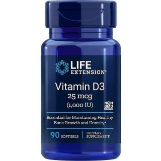 Vitamin D3 1000IU 90 capsule - Life Extension