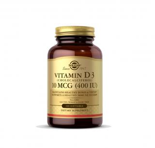 Vitamin D3 400IU 100 capsule moi - Solgar