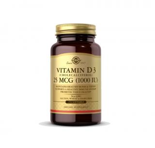 Vitamin D3 (Cholecalciferol) 25mcg (1000 IU) 250 capsule moi - Solgar