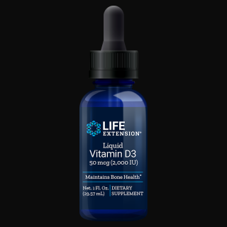 Vitamina D3 lichida 50mgc 2000IU 29ml- Life Extension