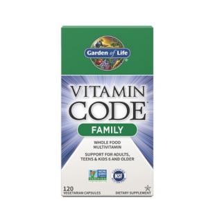 Vitamine Code Family Multivitamin 120 Capsule - Garden Of Life