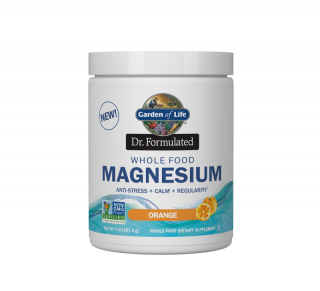 Whole Food Magnesium Powder Orange 197.4g - Garden of Life