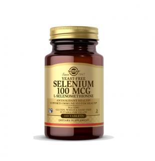 Yeast Free Selenium 100mg 100 capsule - Solgar