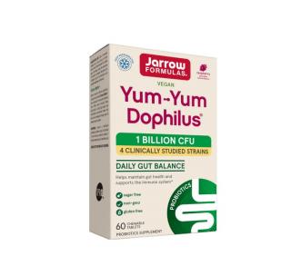 Yum-Yum Dophilus 1 Billion CFU (Raspberry) 60 tablete masticabile - Jarrow Formulas