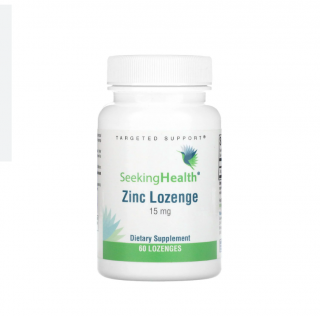 Zinc Lozenge (Bysglicinate, Chelate) 60 Lozenges - Seeking Health