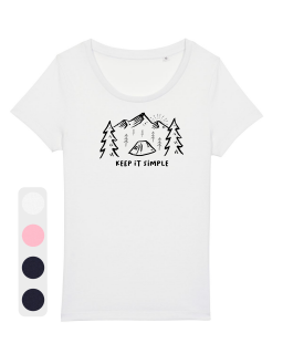 Tricou Femei Keep it simple (mountain view)