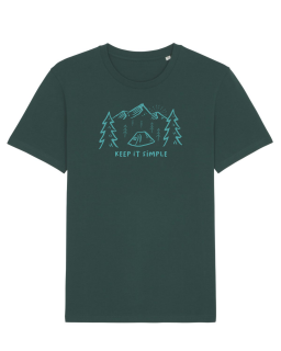 Tricou Unisex Keep it simple (mountain view)